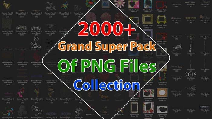 2000+ PNG Files Collection