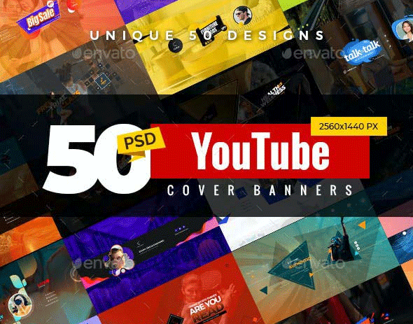 50 Youtube Channel Cover