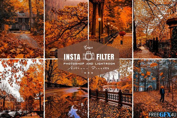 Autumn Photoshop Actions & Lightroom Presets