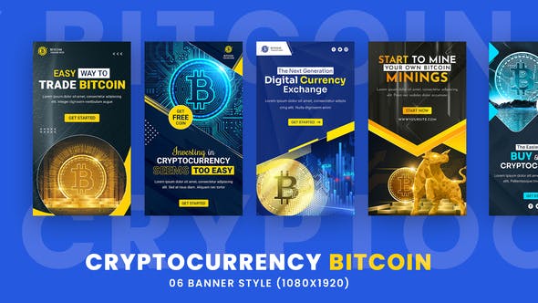 Videohive – Cryptocurrency Bitcoin Stories Pack