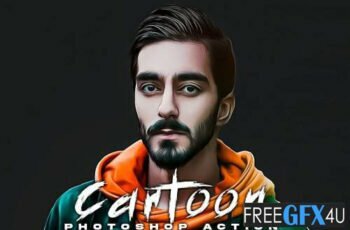 Cartoon Painting Photoshop Action Free Download