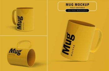 03 Mug Mockup PSD Templates
