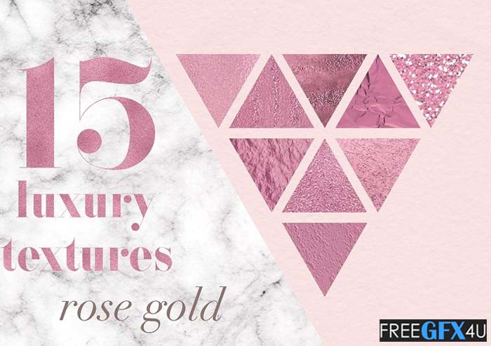 15 Rose Gold Textured Backgrounds 