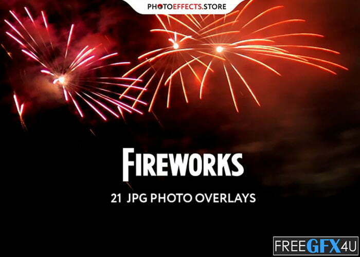 21 Firework Photo Overlays