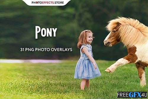 31 Pony Photo Overlays Pack