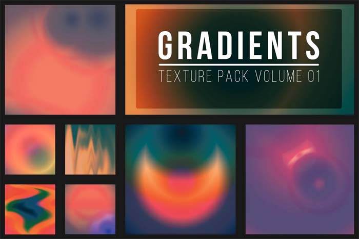 50 Gradient Textures Vol. 01