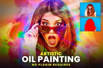 CreativeMarket – Artistic Color Oil Painting