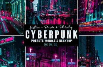 Cyberpunk Action & Lightroom Presets