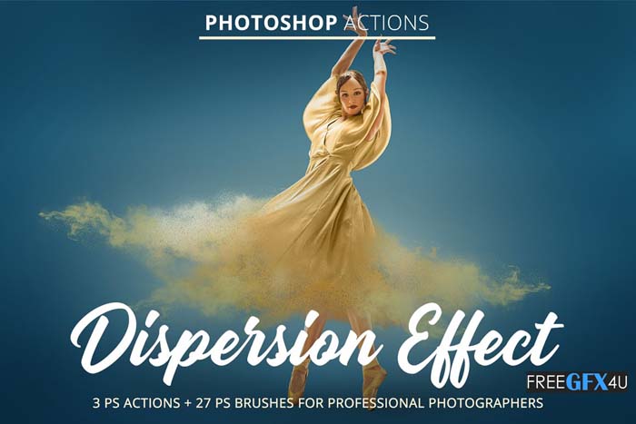 Dispersion Effect Action For Photoshop