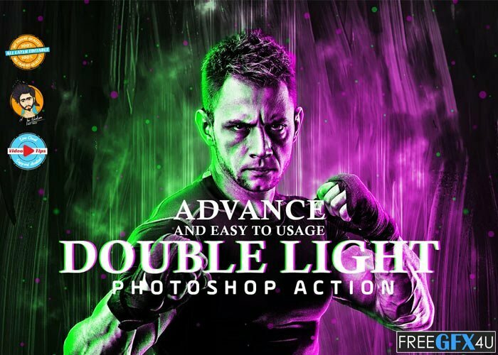 Double Light Photoshop Action