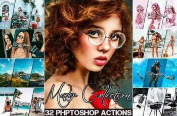 Master Collection 32 Photoshop Actions