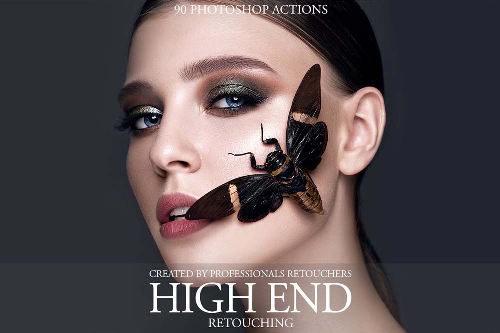 90 High End Retouching Photoshop Actions