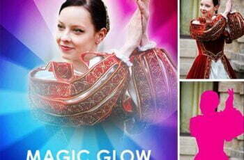 Magic Glow Photoshop Action Free Download