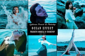 Ocean Portrait Photoshop Action and Lightroom Presets