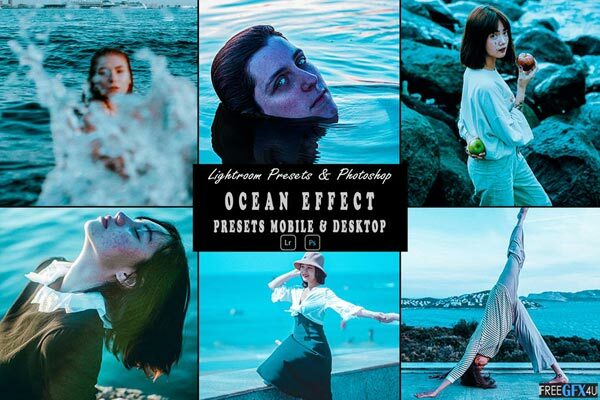 Ocean Portrait Action and Lightroom Presets