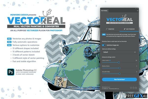 Vectoreal – Real Vector Painting Converter Plugin