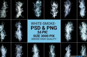 White Smoke Transparent PNG & PSD