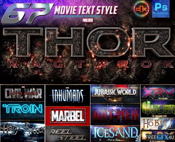 67 Movie Text Style