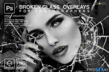 Broken Glass Overlay