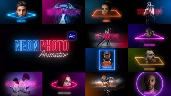 Neon Photo Animator For AE Project