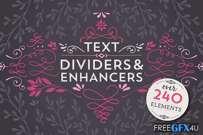 Text Dividers & Enhancers 