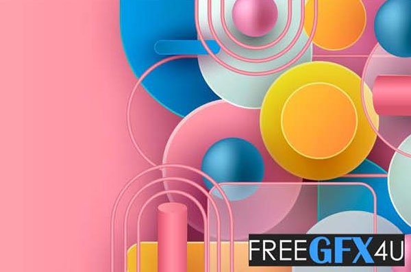 Abstract Vector Background Geometric Design