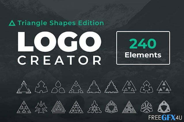 Logo Creator Triangle Shapes Edition