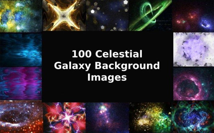 100 Celestial Galaxy Images