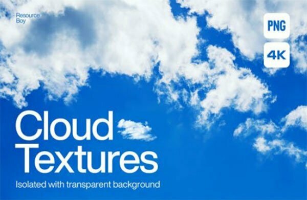 100 Cloud Textures (4K)