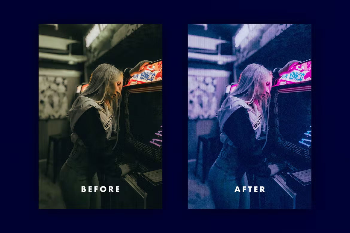 Cyberpunk Photo Effect for Posters