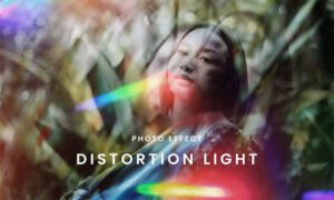 Distorion Light Photo Effect