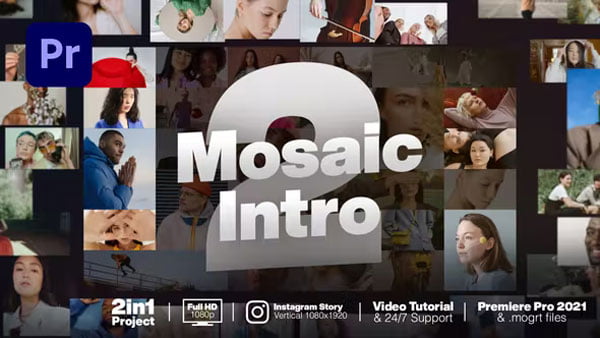 Videohive - Mosaic Intro 2 