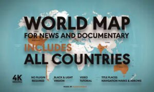 World Map - For News and Documentary