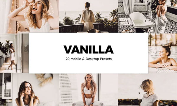 20 Vanilla Lightroom Presets & LUTs