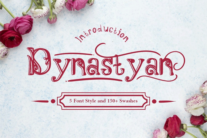 Dynastyan 5 Font Styles