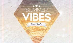 Summer Vibes Flyer PSD Template