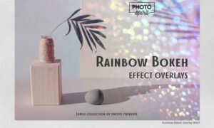 Rainbow Bokeh Effect Overlays