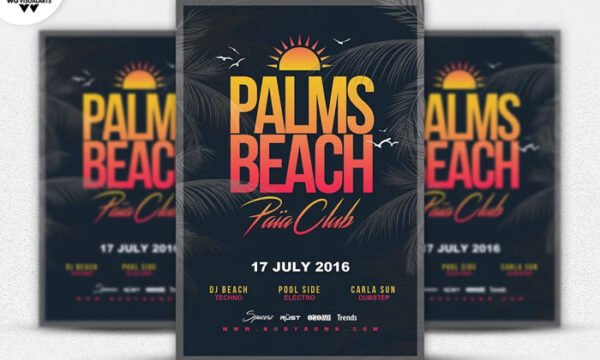 Summer Palm Beach Flyer