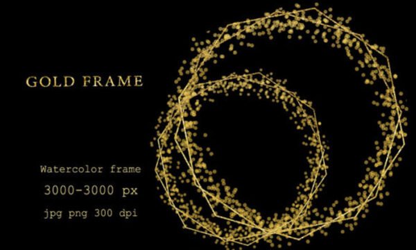 Gold Frame Gold Sublimation