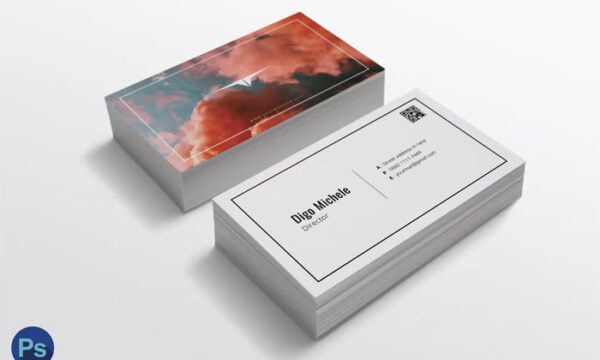Smoke Color Business Card