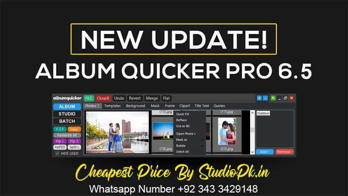 Album Quicker Pro 6.5 - The Best Album Designing Software