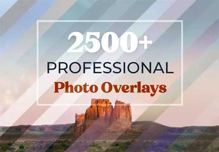 2500 Professional Photo Overlays