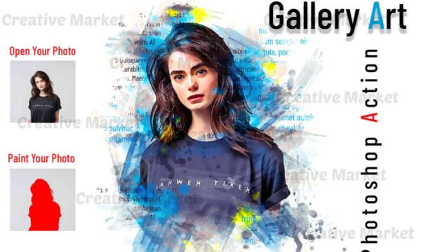Gallery Art Photoshop Action