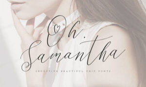 Oh Samantha Seductive Chic Font