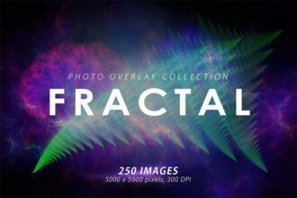 250 Ayahuasca Fractal Photo Overlays