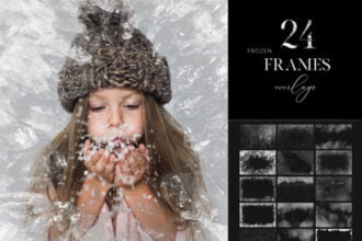Frozen Frames Clipart Winter Overlays