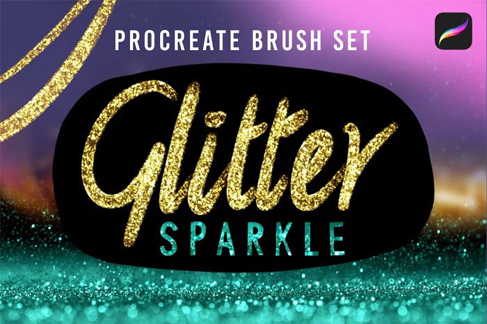 Glitter Sparkle Procreate Brush