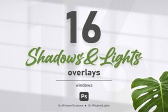 16 Windows Shadows & Lights Overlays