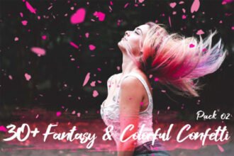 Fantasy & Colorful Confetti Overlay II