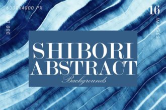 Abstract Shibori Textures